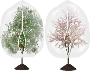 Garden Mesh Netting with Zipper,Plants Cover Protection from Anti Birds,Bugs,Cicadas,and Insects-Pest Barrier Bag for Blueberry Bushes,Citrus,Tomatoes,Vegetables,Fruit Tree and Orange