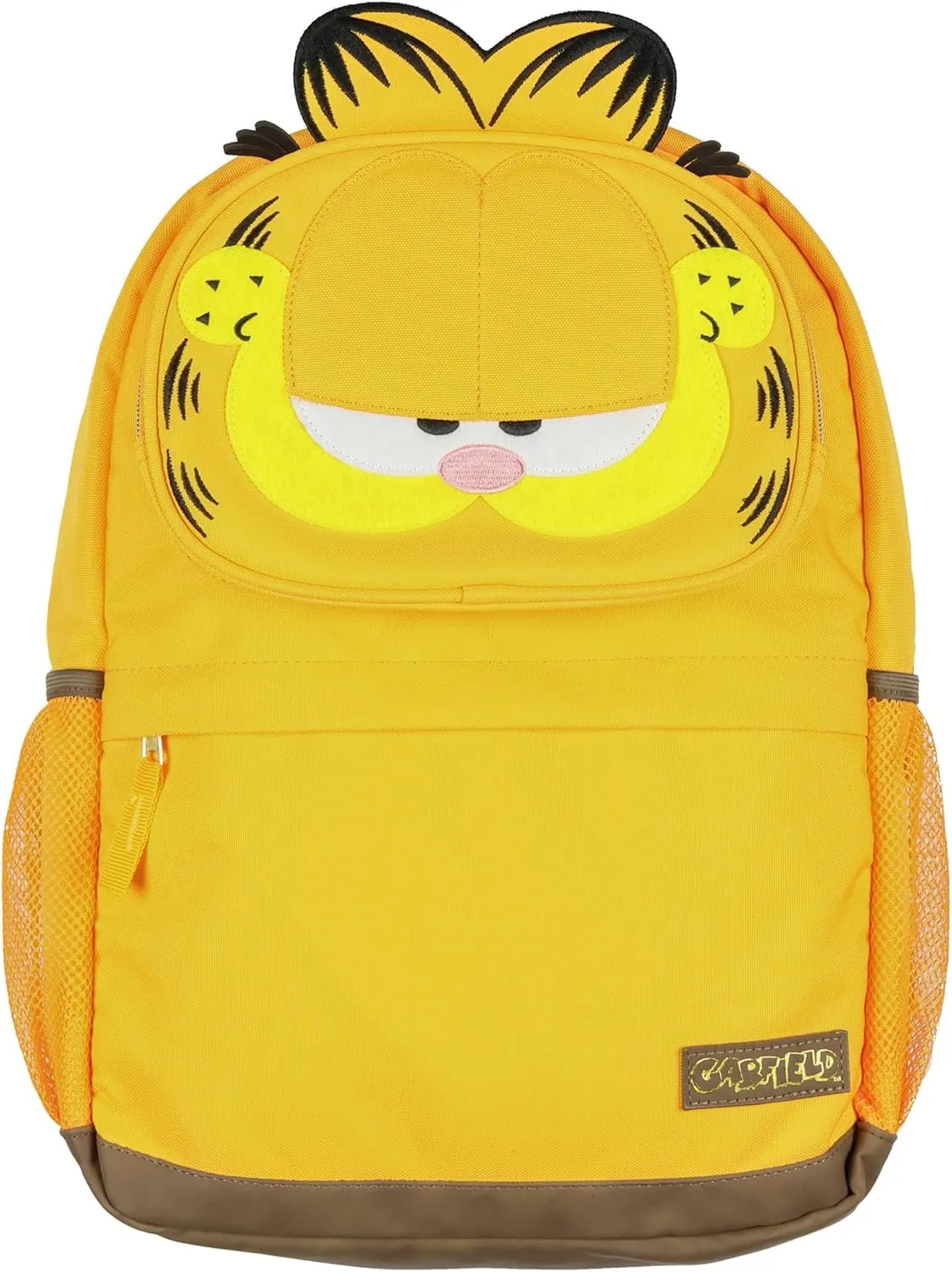 Garfield Backpack 3D Face Pop-Out Comic Book Orange Tabby Cat Travel Daypack Laptop Book Bag