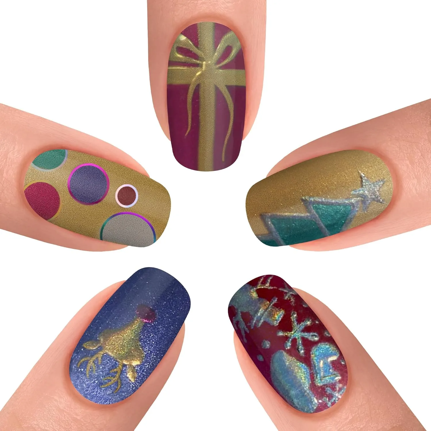 Gelish Mini Holiday Winter Collection A Fuzzy Feeling Value Packs - Gel Nail Color, Fall Gel Polish Collection, Long-Lasting Soak Off Gel Polish 9mL