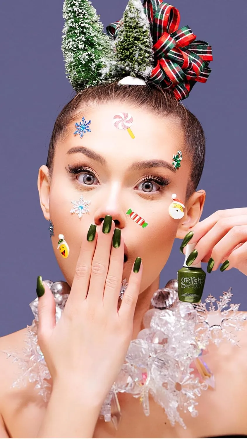 Gelish Mini Holiday Winter Collection On My Wish List Value Packs - Gel Nail Color, Summer Gel Polish Collection, Gel Nail Color, Long-Lasting Soak Off Gel Polish