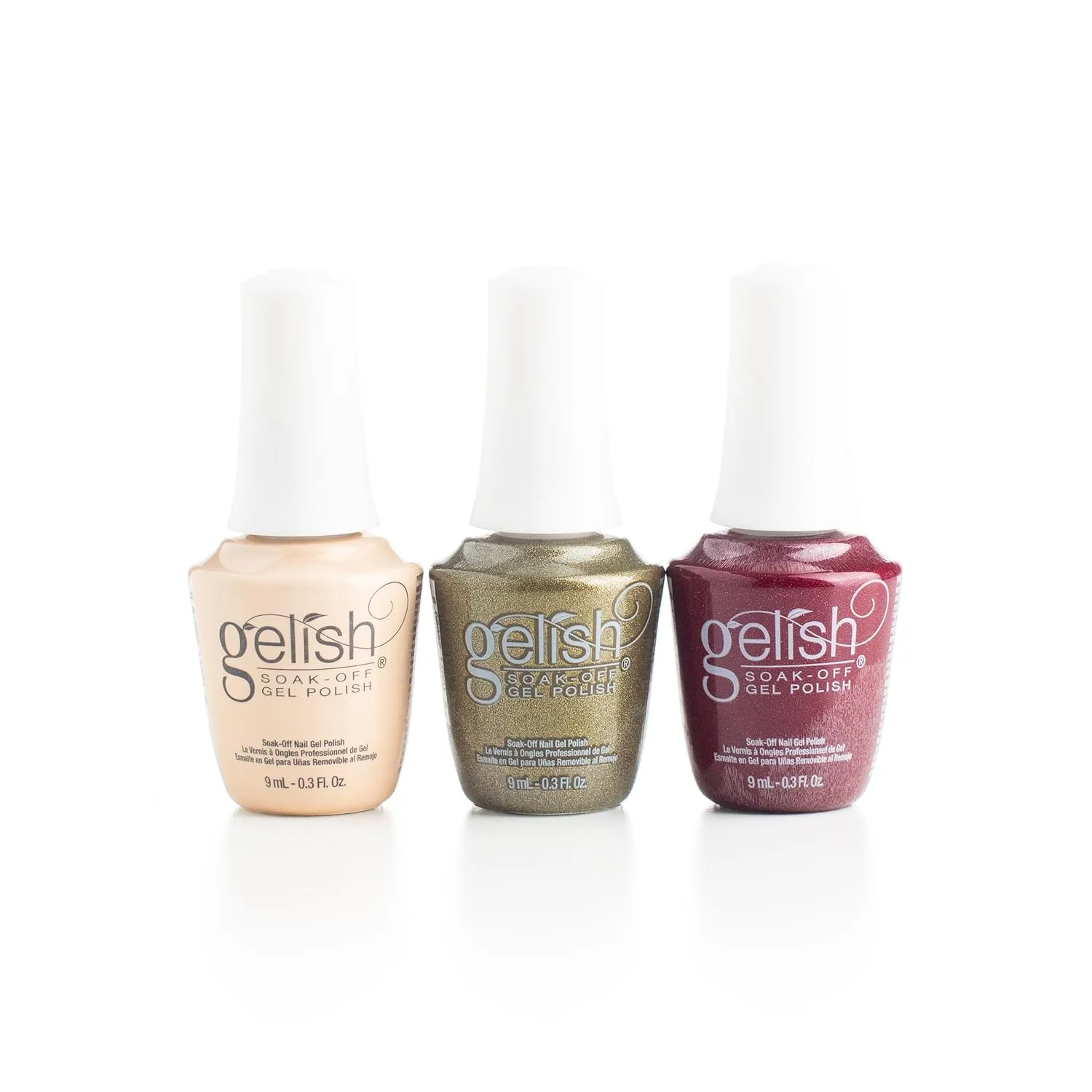 Gelish Mini Holiday Winter Collection On My Wish List Value Packs - Gel Nail Color, Summer Gel Polish Collection, Gel Nail Color, Long-Lasting Soak Off Gel Polish