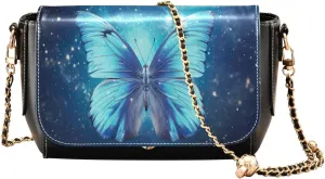 Giraffe's Head Looks Forward Leather Zipper Crossbody Purse, Leather Ladies Crossbody Bags, Medium Crossbody Bags for Women