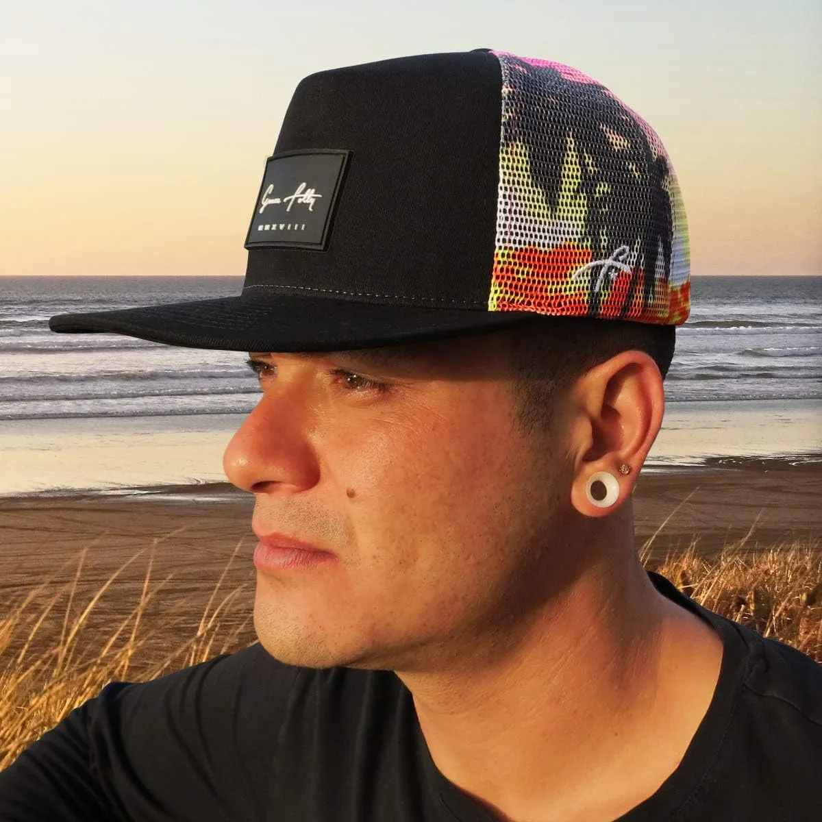 Grace Folly Trucker Hat for Men & Women. Snapback Mesh Caps