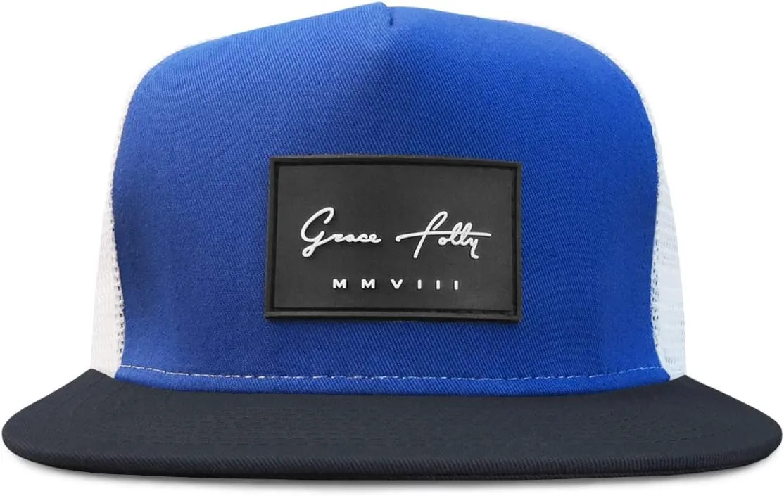 Grace Folly Trucker Hat for Men & Women. Snapback Mesh Caps