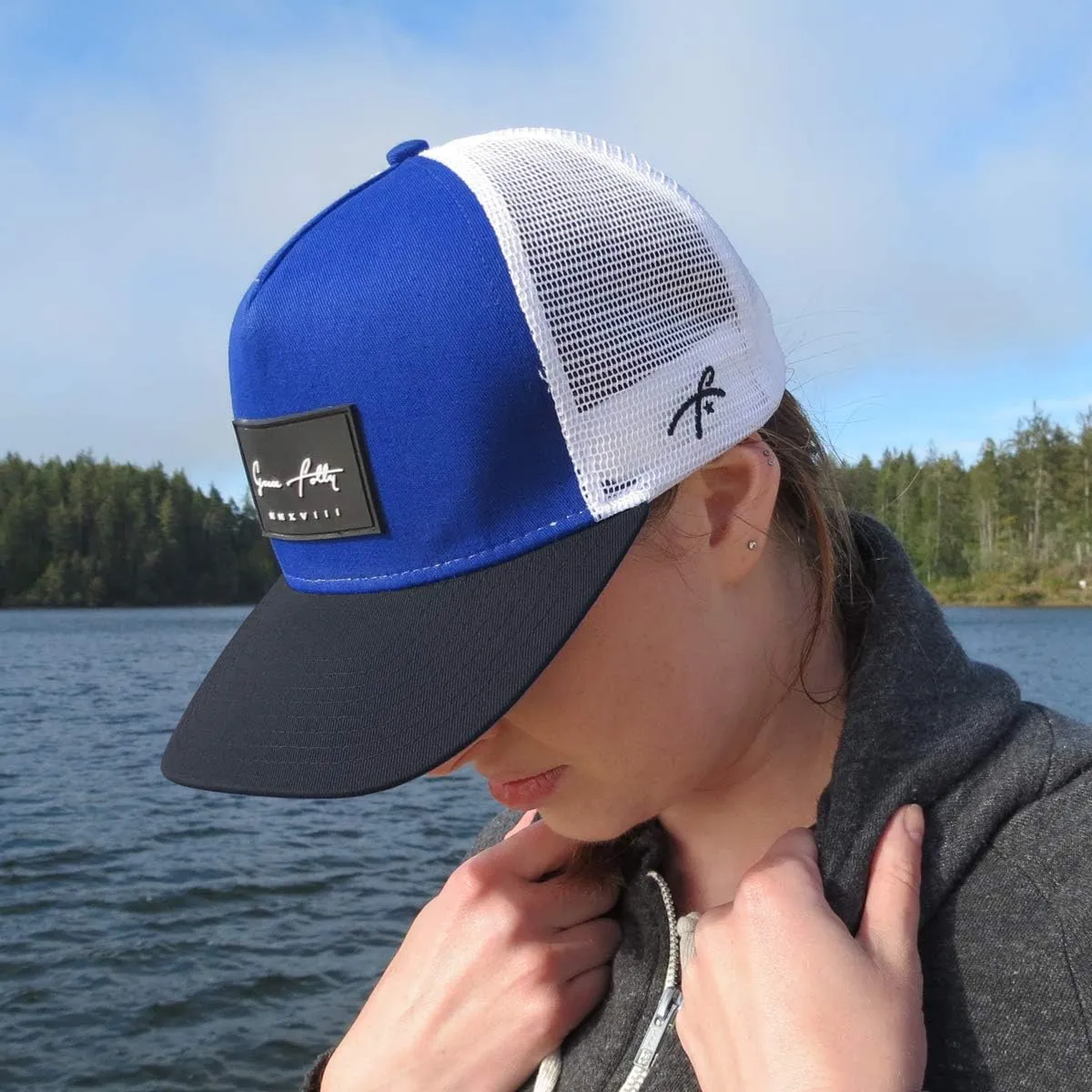 Grace Folly Trucker Hat for Men & Women. Snapback Mesh Caps