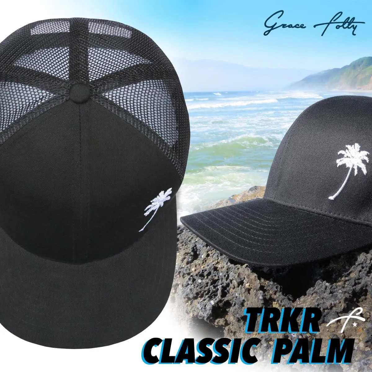 Grace Folly Trucker Hat for Men or Women- Many Cool Designs