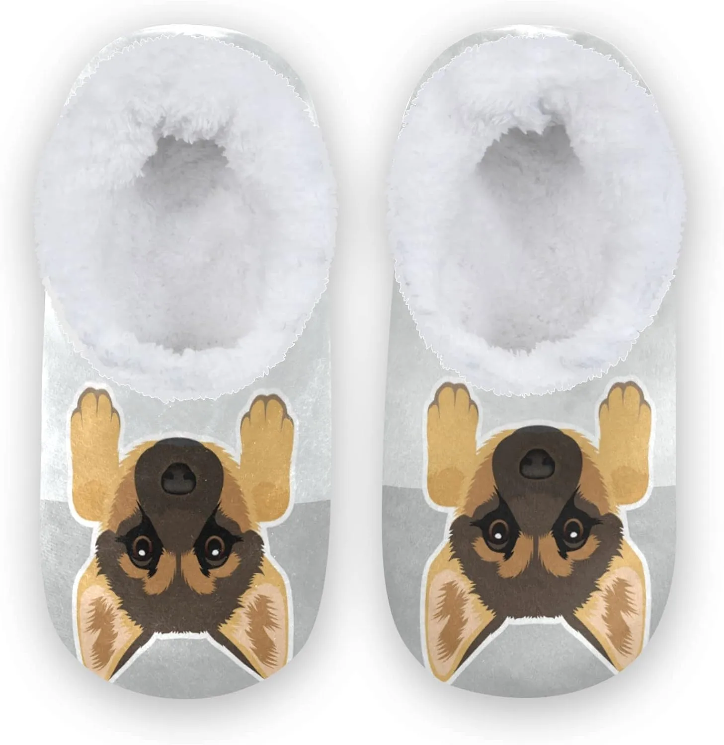 Gredecor Boys Girls Toddler Slippers Home House Slippers Warm Fur Non Slip Plush Indoor Slipper Socks for Kids¡­