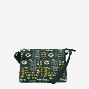 Green Bay Packers Spirited Style Printed Collection Foldover Tote Bag