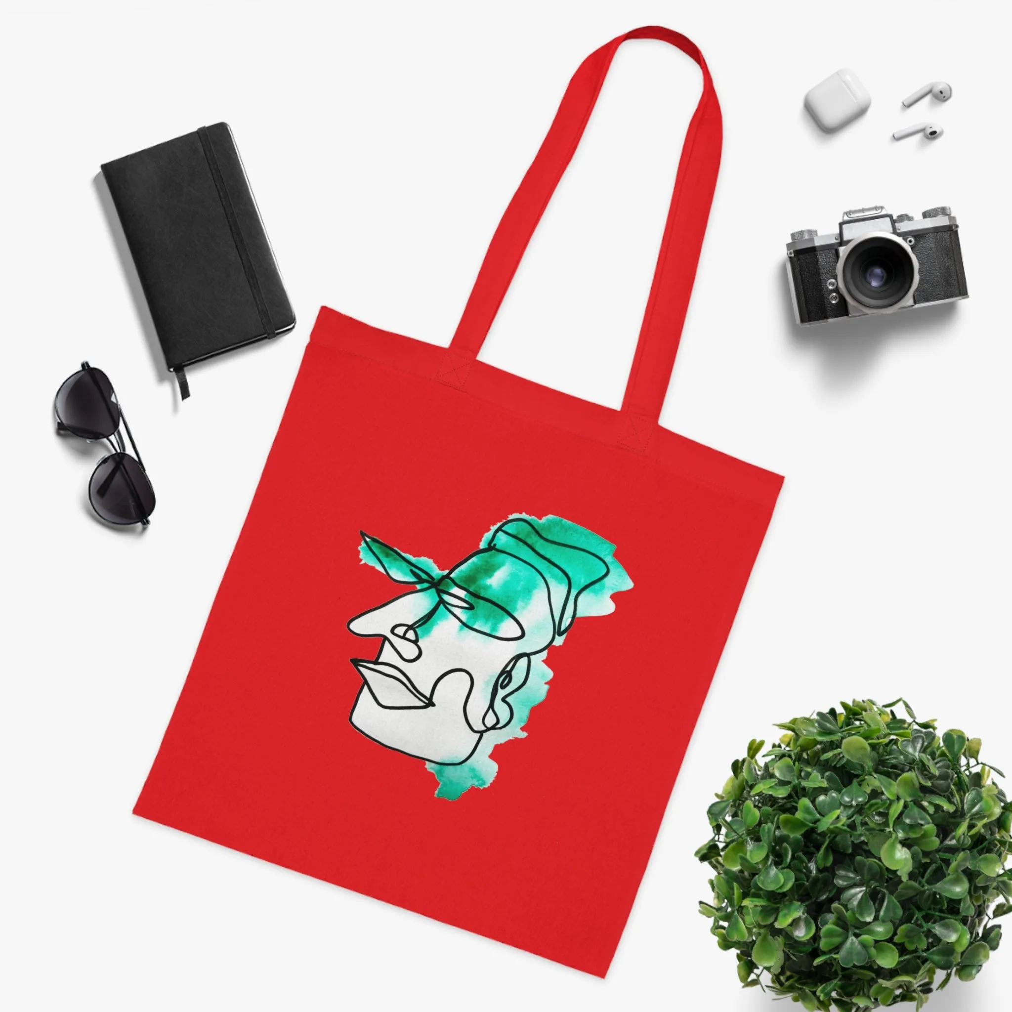 Growth - Versatile 100% Cotton Tote: Vibrant Colors, Light & Practical
