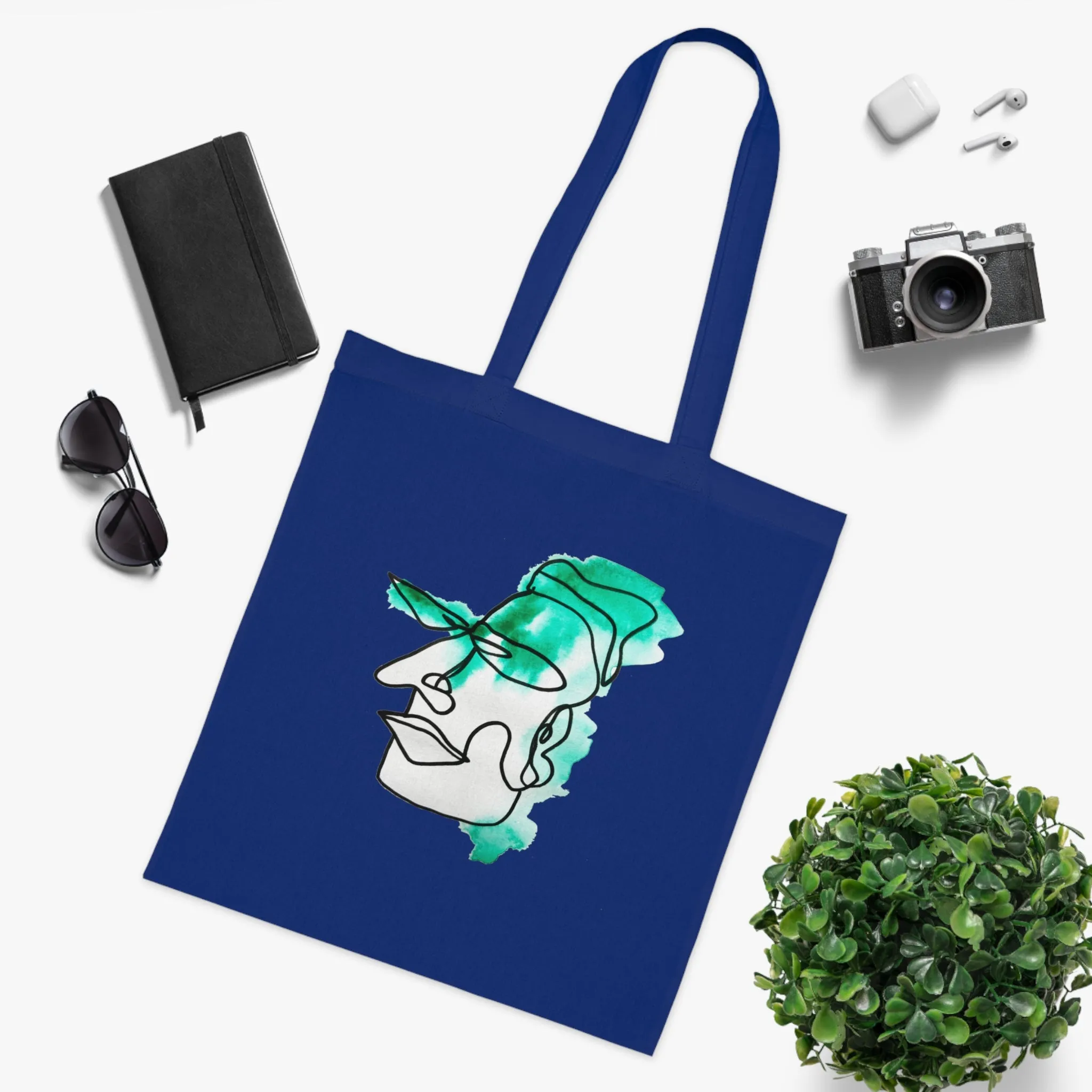 Growth - Versatile 100% Cotton Tote: Vibrant Colors, Light & Practical