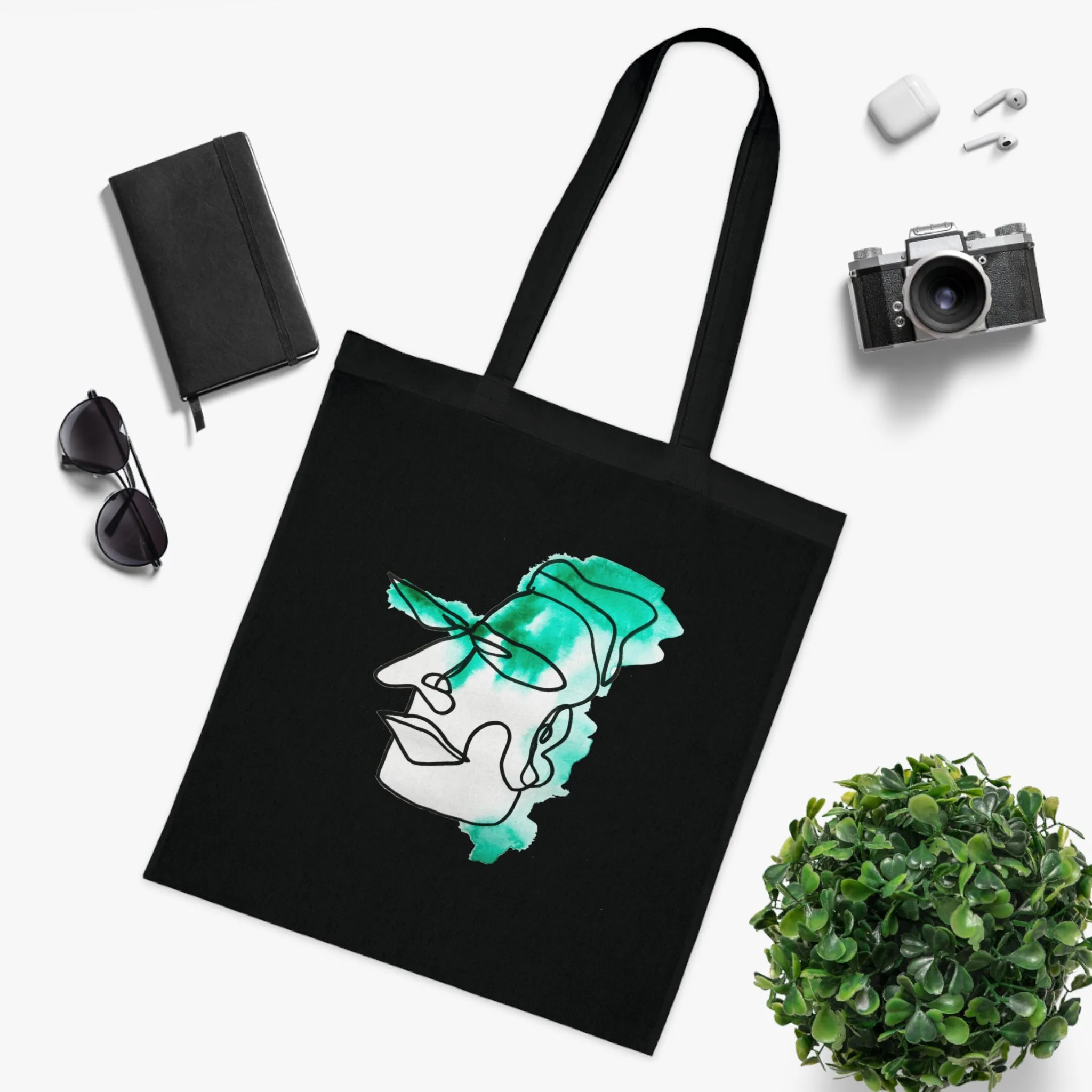 Growth - Versatile 100% Cotton Tote: Vibrant Colors, Light & Practical