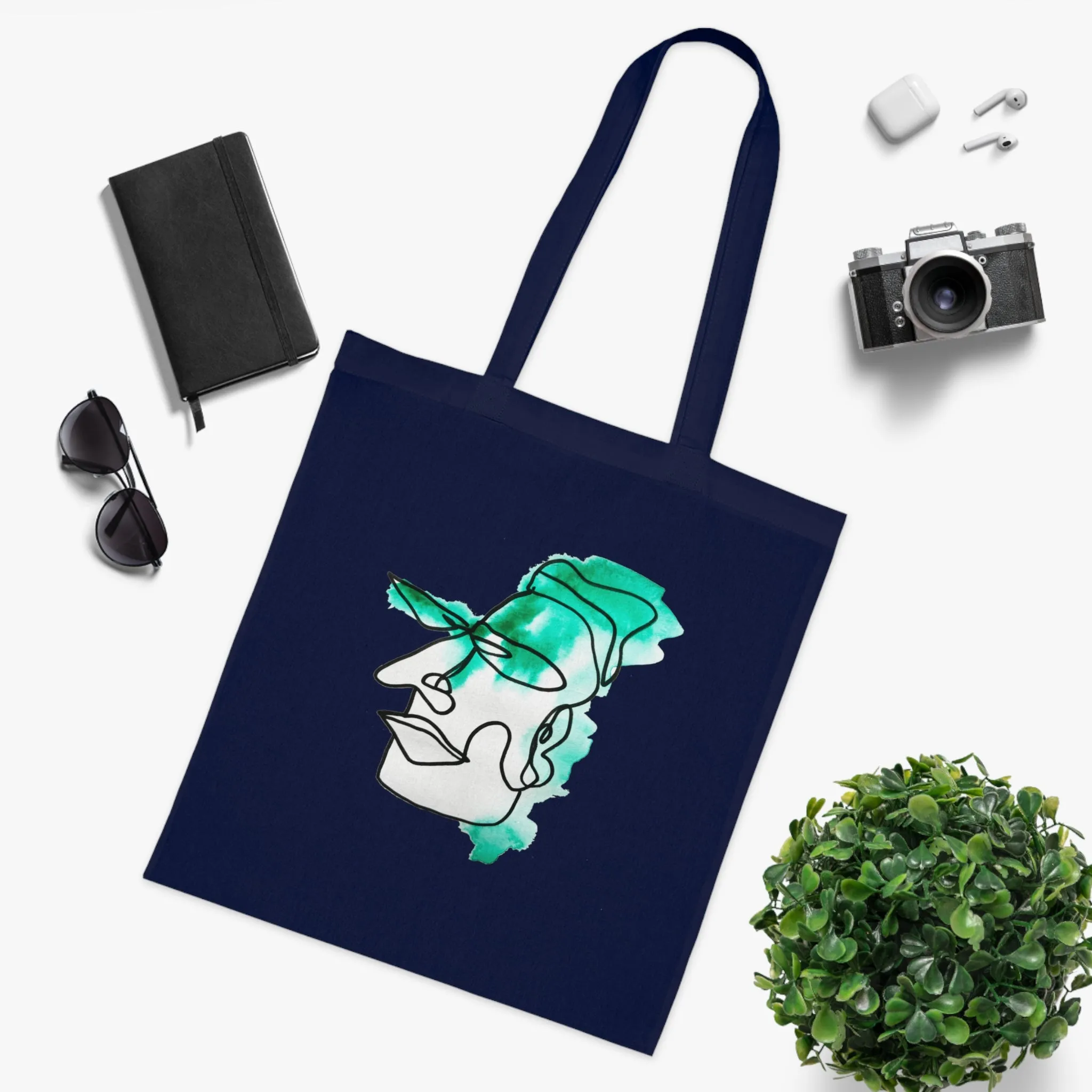 Growth - Versatile 100% Cotton Tote: Vibrant Colors, Light & Practical