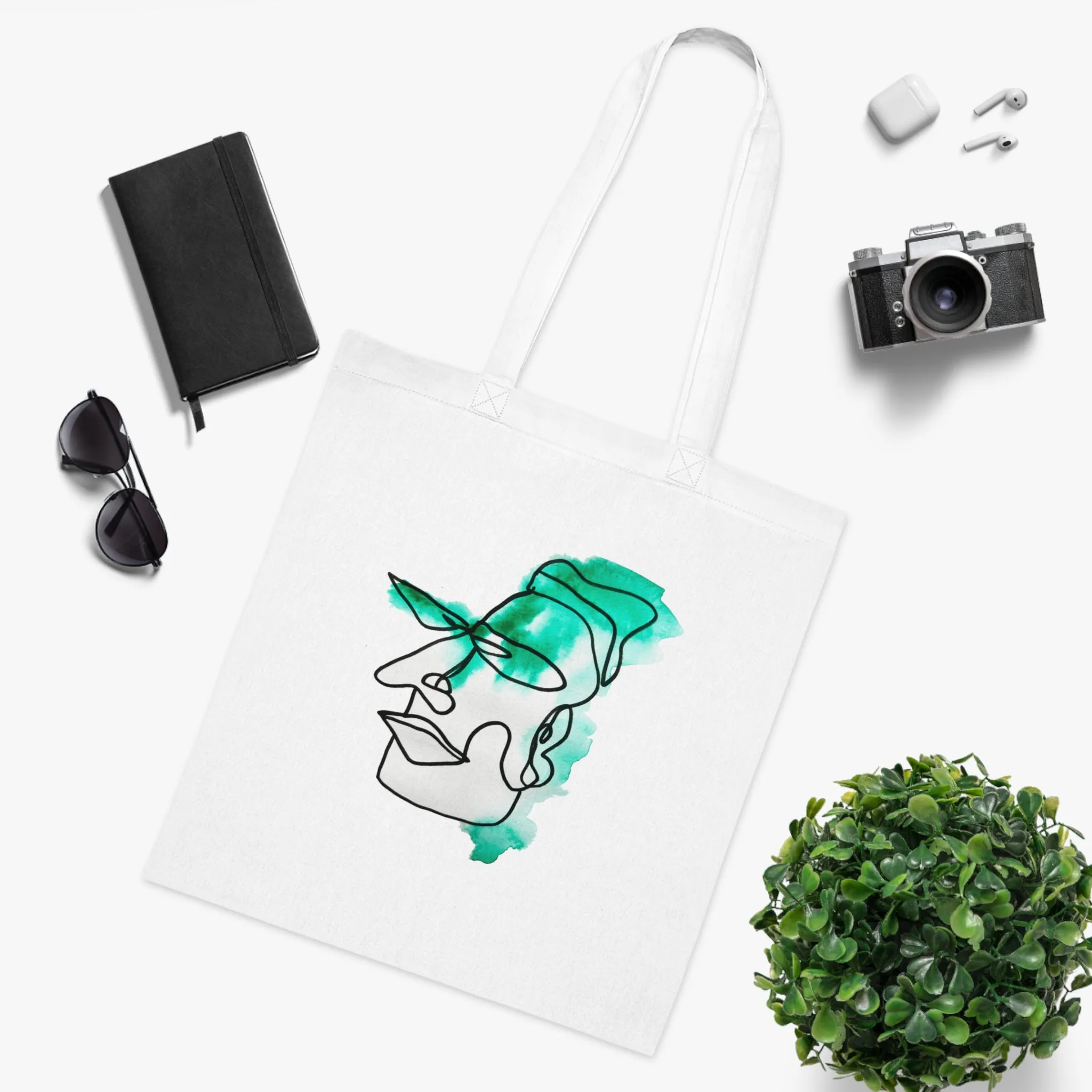 Growth - Versatile 100% Cotton Tote: Vibrant Colors, Light & Practical