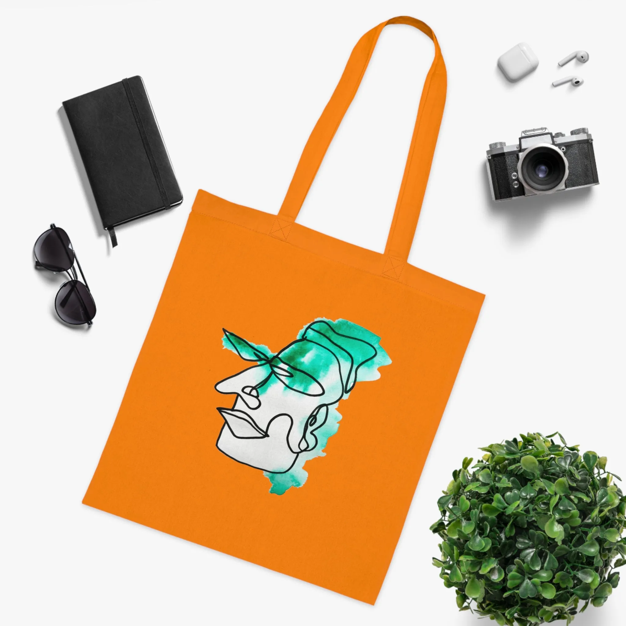 Growth - Versatile 100% Cotton Tote: Vibrant Colors, Light & Practical