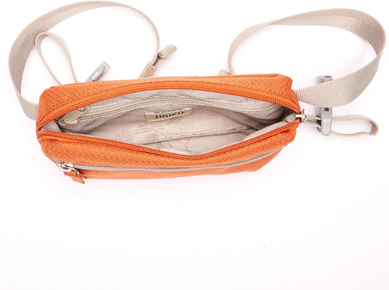 Haiku Hopper | Waist, Hip, Fanny Pack, Belt Bag Purse | with adjustable belt Clip | Rustic Clay