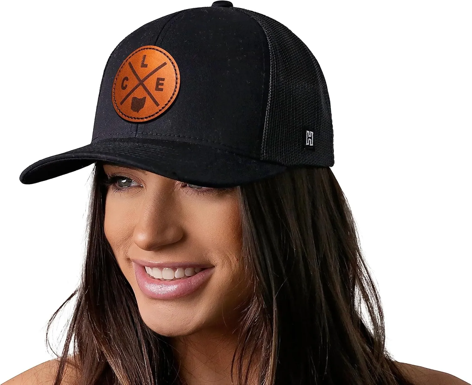HAKA State City Trucker Hat for Men & Women, Adjustable Baseball Hat, Mesh Snapback, Sturdy Outdoor Black Golf Hat