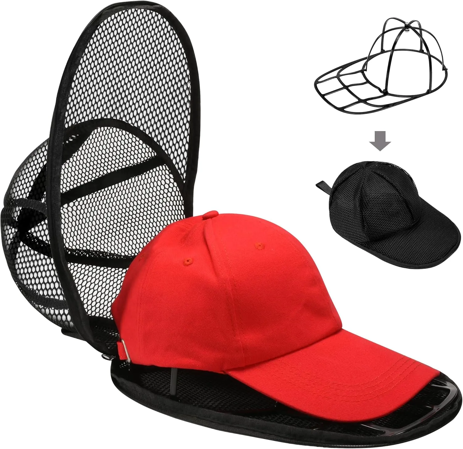 Hat Cleaner, 1Pack Baseball Caps Protector Holder for Washing Machine or Dishwasher, Fit for Adults and Kids