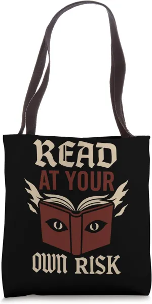 Haunted Library Gothic Books Ghostly Archives Spooky Reader Tote Bag