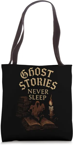Haunted Library Gothic Books Ghostly Archives Spooky Reader Tote Bag