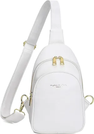 Haytijoe Crossbody Bags for Women Leather Sling Bag Anti-theft Cross Body Bag Travel Sling Purse Chest Bags Fanny Packs
