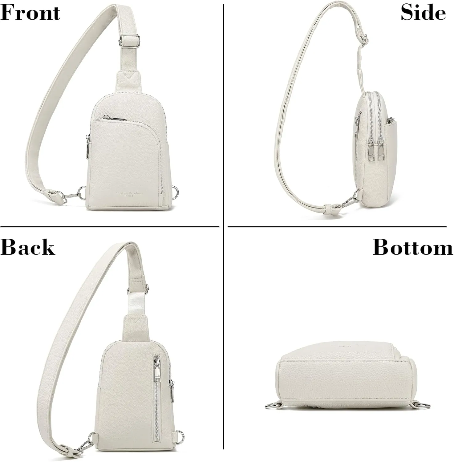 Haytijoe RFID Blocking Crossbody Bags for Women Travel Small Sling Bag Leather Cross Body Bag for Woman Fanny Packs Chest Bag