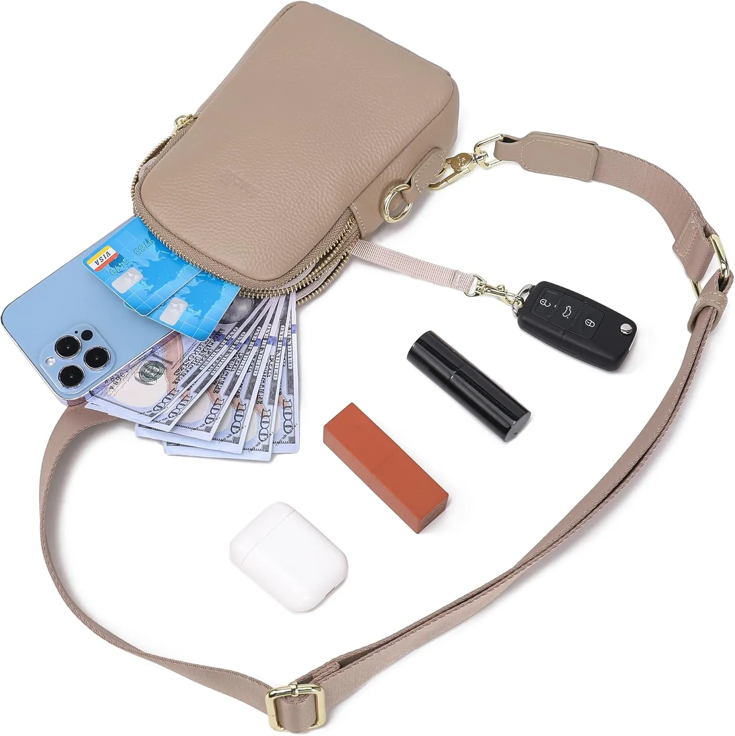 Haytijoe Small Crossbody Sling Bag for Women Travel Purses Anti Theft Cross Body Bag for Woman Fanny Packs