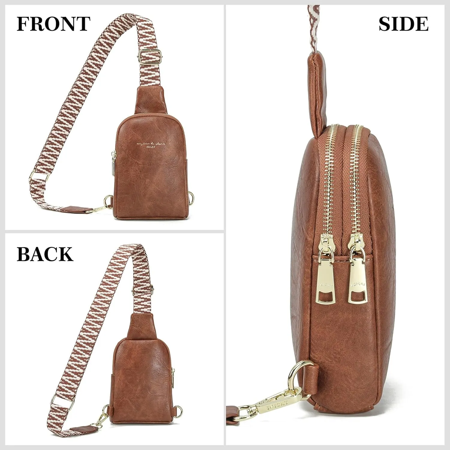 Haytijoe Small Crossbody Sling Bag for Women Travel Purses Anti Theft Cross Body Bag for Woman Fanny Packs