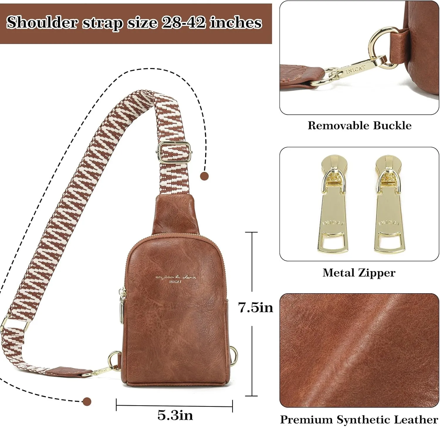 Haytijoe Small Crossbody Sling Bag for Women Travel Purses Anti Theft Cross Body Bag for Woman Fanny Packs