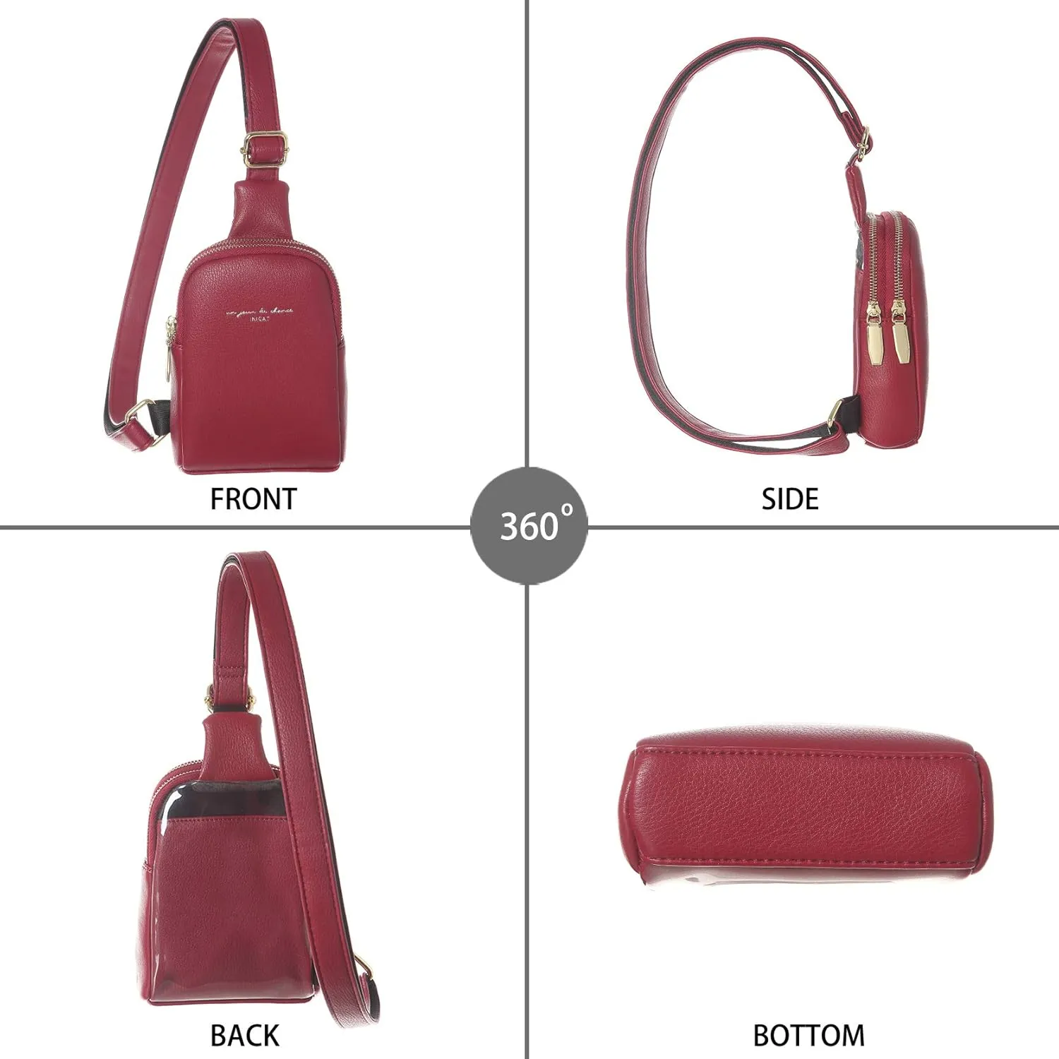 Haytijoe Touchscreen Sling Bag for Women Travel Crossbody Cell Phone Purse Anti Theft Cross Body Bag for Woman