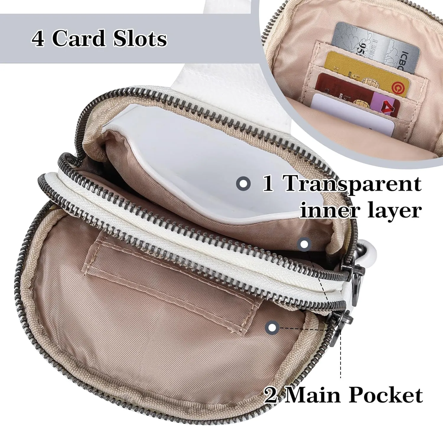 Haytijoe Touchscreen Sling Bag for Women Travel Crossbody Cell Phone Purse Anti Theft Cross Body Bag for Woman