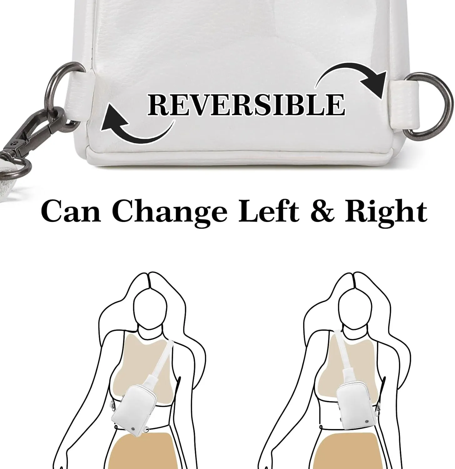 Haytijoe Touchscreen Sling Bag for Women Travel Crossbody Cell Phone Purse Anti Theft Cross Body Bag for Woman