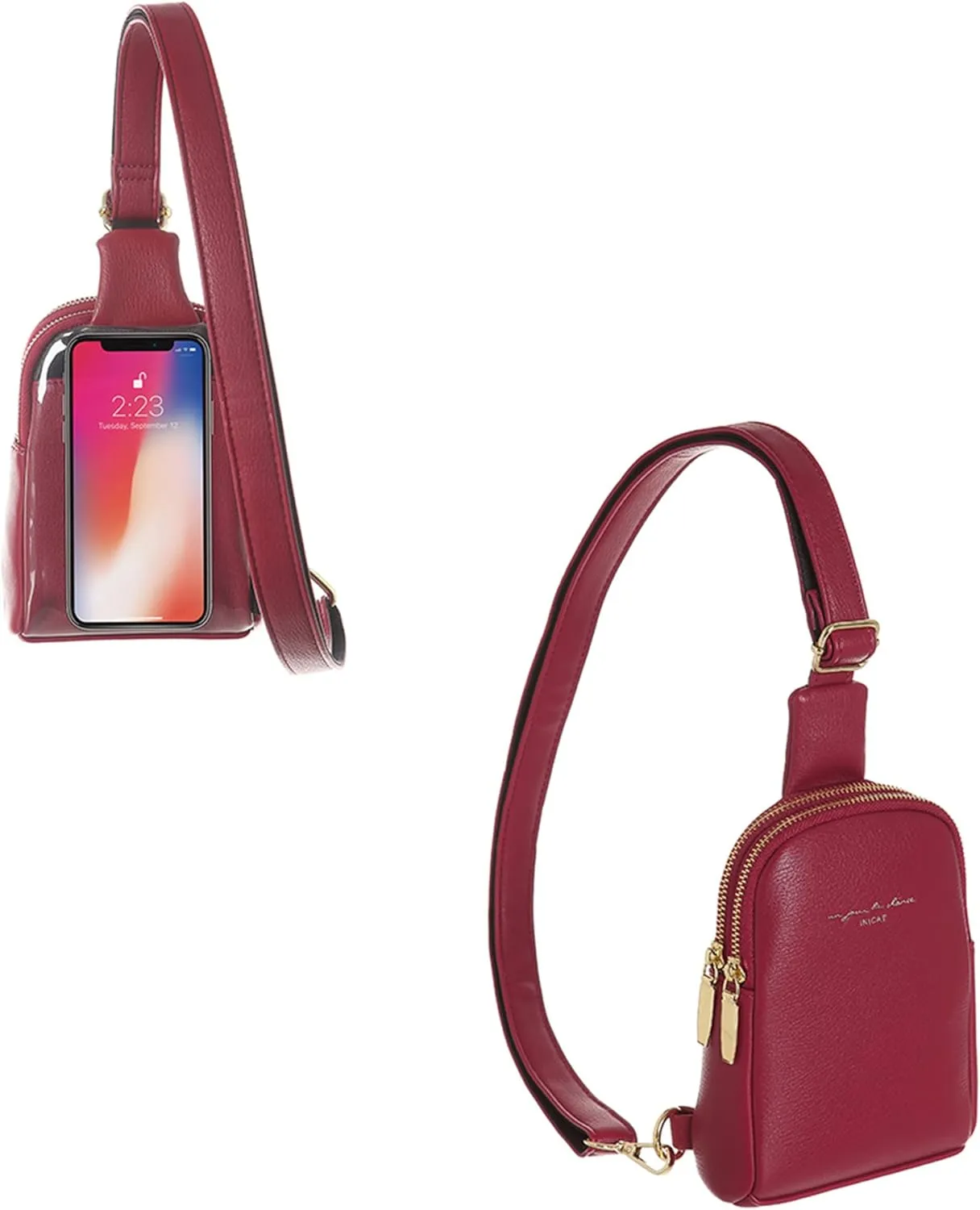 Haytijoe Touchscreen Sling Bag for Women Travel Crossbody Cell Phone Purse Anti Theft Cross Body Bag for Woman