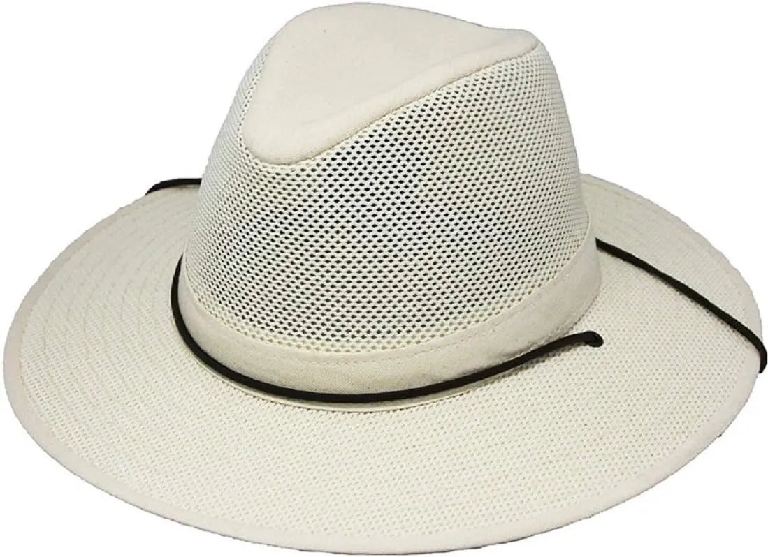 Henschel Aussie Breezer Hat 5312 Cotton Twill Original Made in USA (with Imported Material) for Miami Hat Shop Shipped in Box