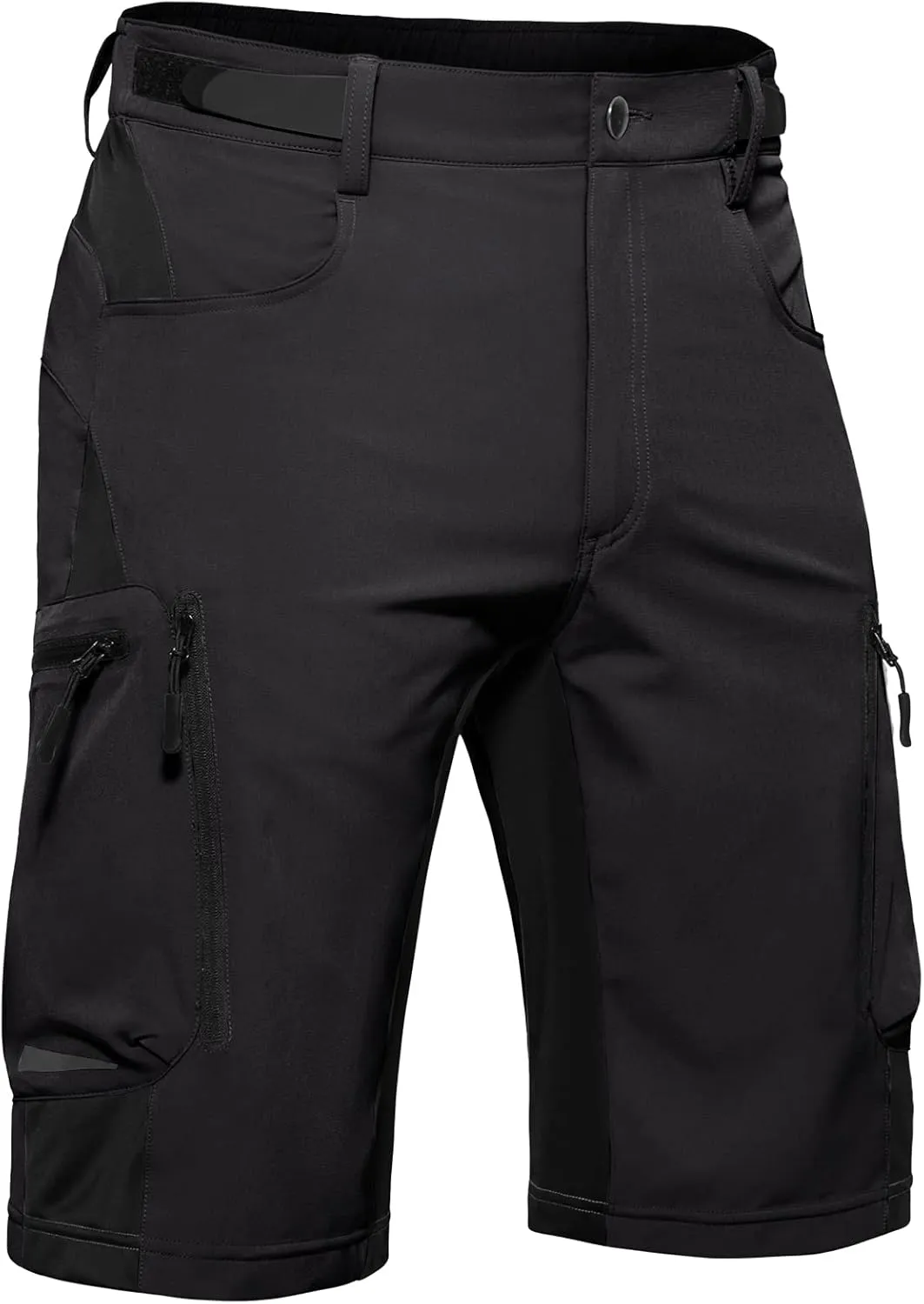 Hiauspor Mens Hiking Cargo Shorts Lightweight Water-Resistant Stretch Quick Dry for Casual Golf Fishing Tactical Bike Outdoor