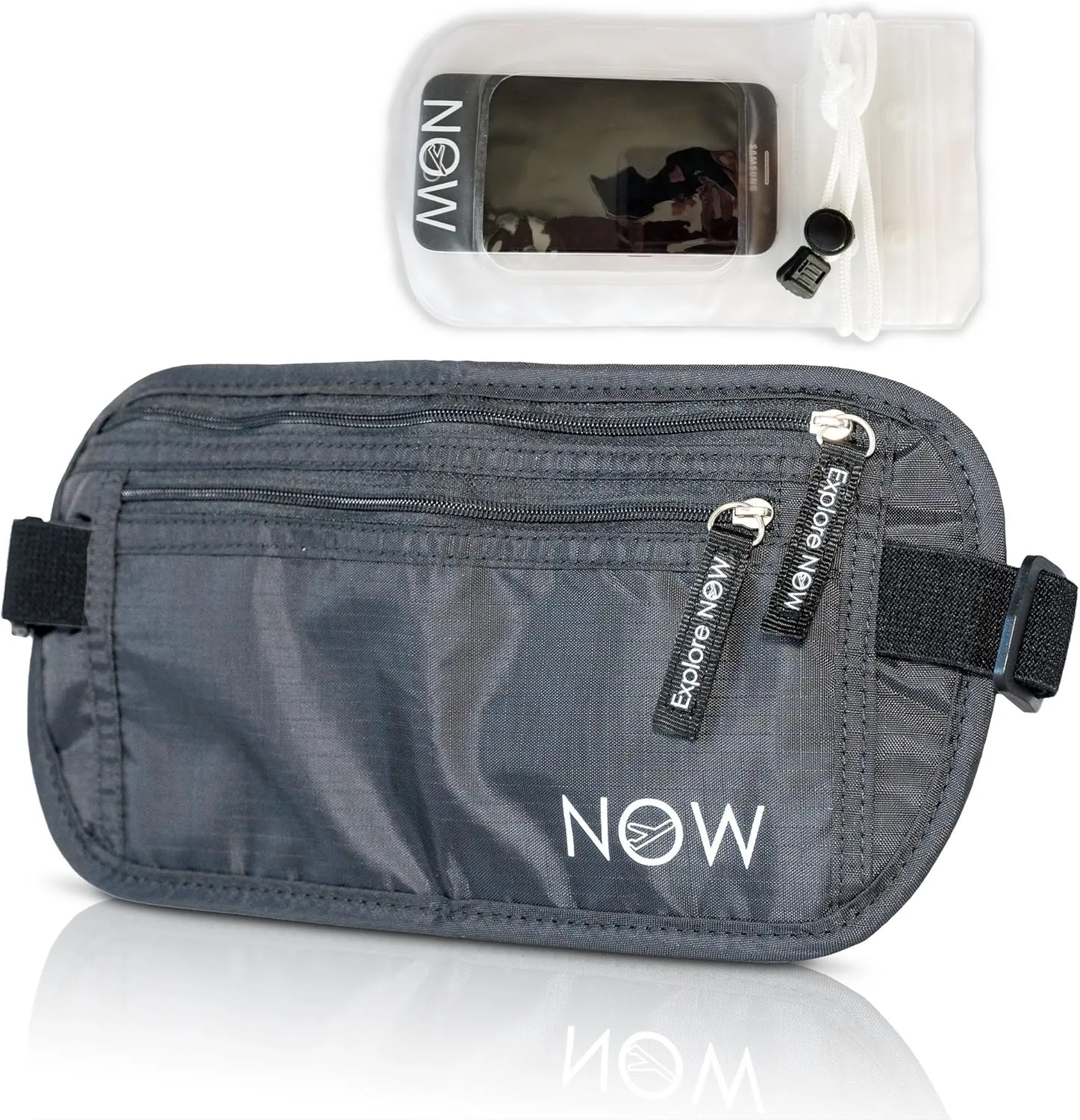 Hidden Anti Theft RFID Money Belt for Travel