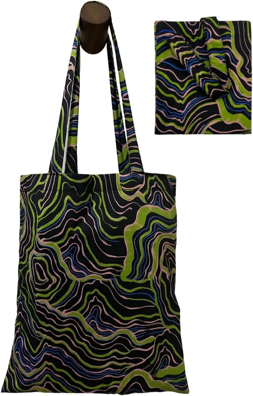 High-Density Cotton Stylish Shoulder Bag for Women, Reusable Tote Bag for Grocery, Shopping, Beach Bag