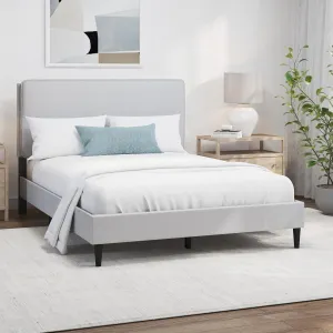 Hillsdale, Emslie Full Upholstered Bed, Light Gray