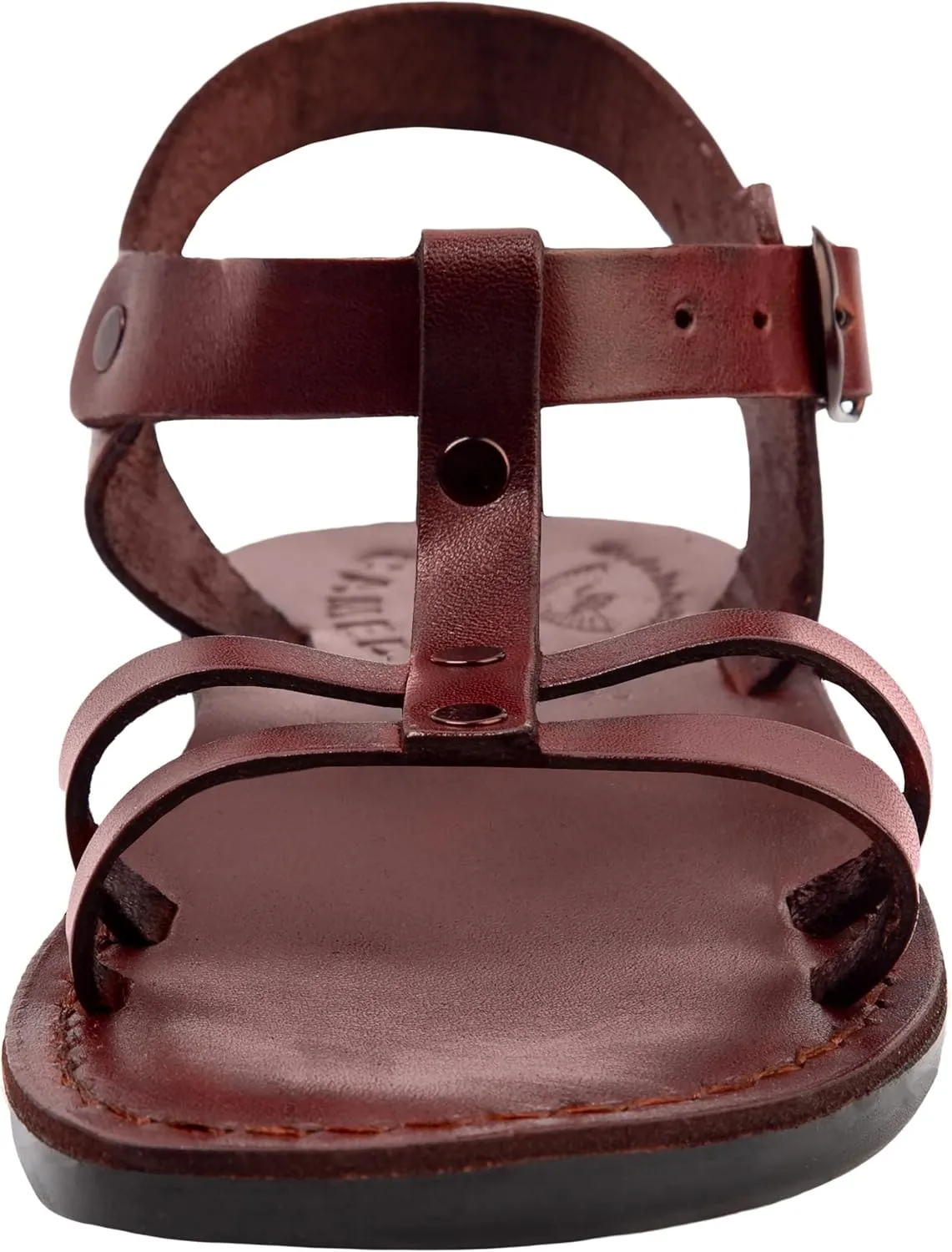 Holy Land Market Men/Women Biblical Jesus Leather Sandals/Slides From Jerusalem (Peter The Fisherman)