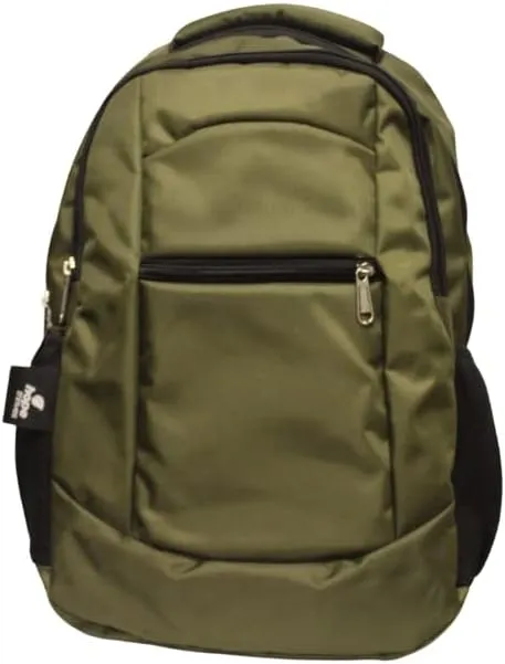Hope Thrives Laptop Backpack - Travel, work, or book bag (Green)