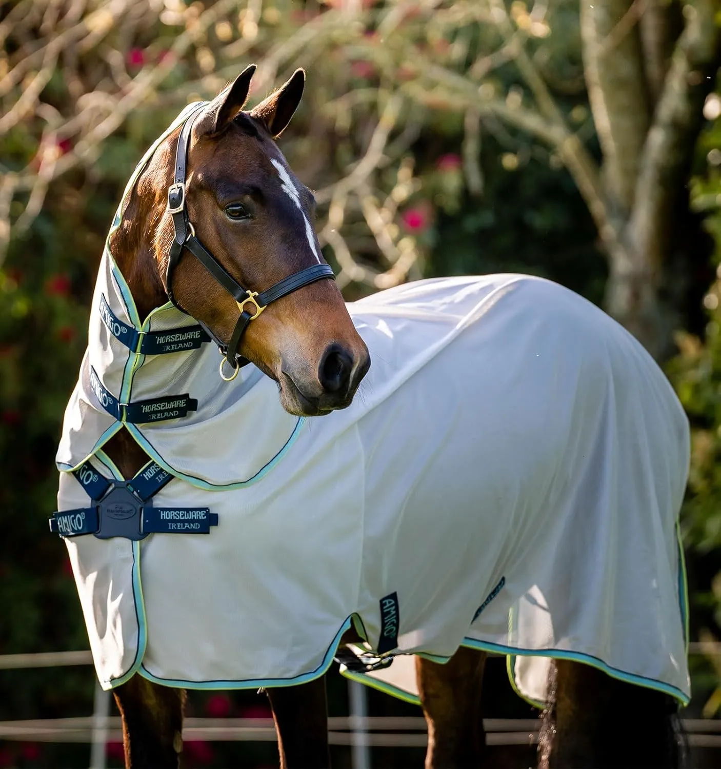 Horseware® Amigo® XL Bug Rug Fly Sheet with Disc Front Closure (0g Light)