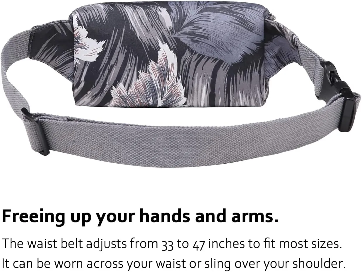 HotStyle 521s Fashion Fanny Pack Small Hiking Waist Bag, 8.0"x2.5"x4.3"