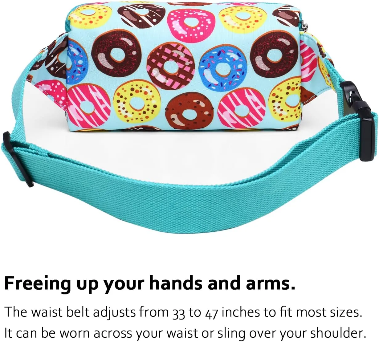 HotStyle 521s Fashion Fanny Pack Small Hiking Waist Bag, 8.0"x2.5"x4.3"