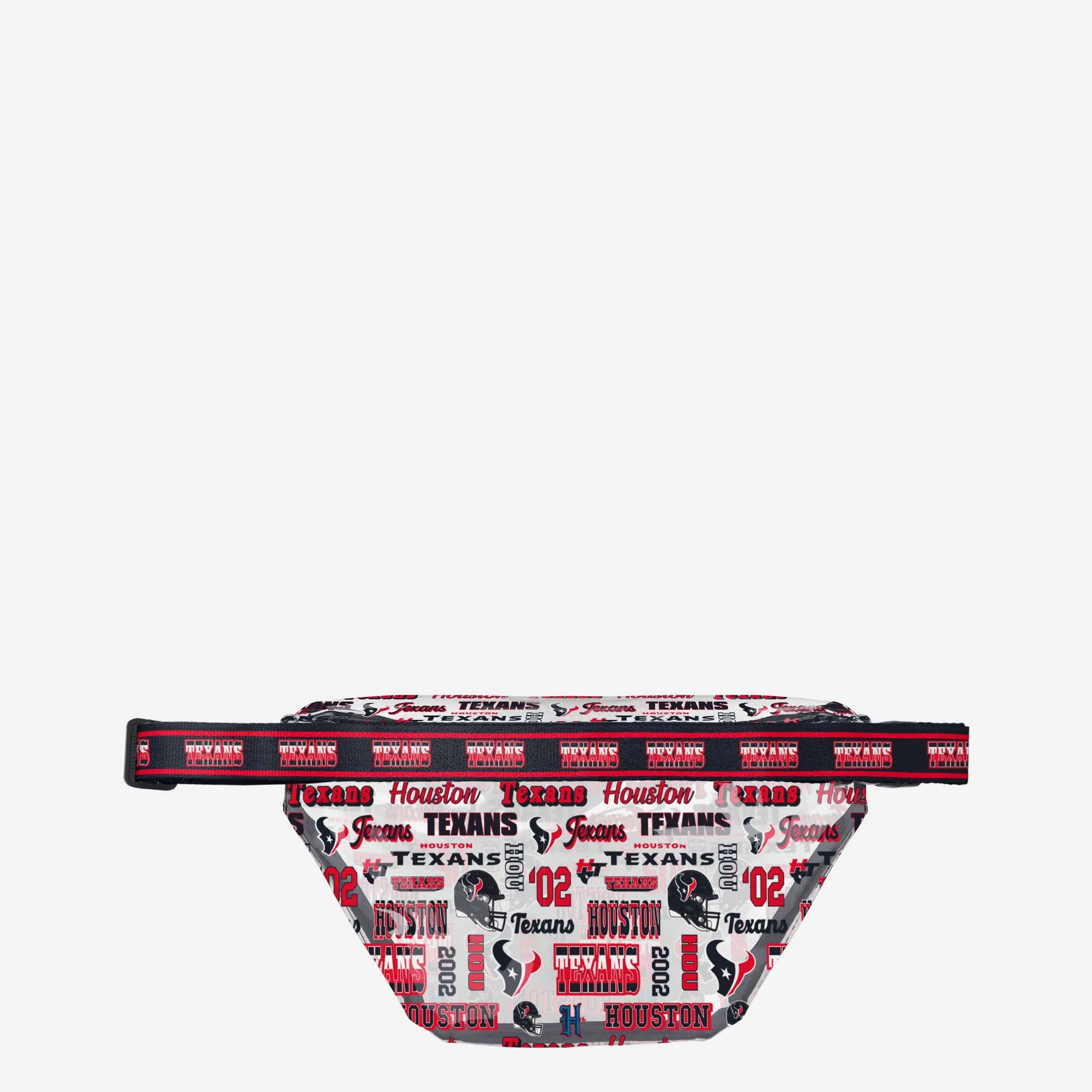 Houston Texans Repeat Retro Print Clear Fanny Pack