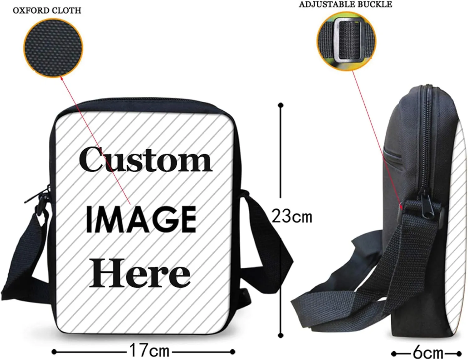 HUGS IDEA Animals Face Small Crossbody Bags Shoulder Handbag