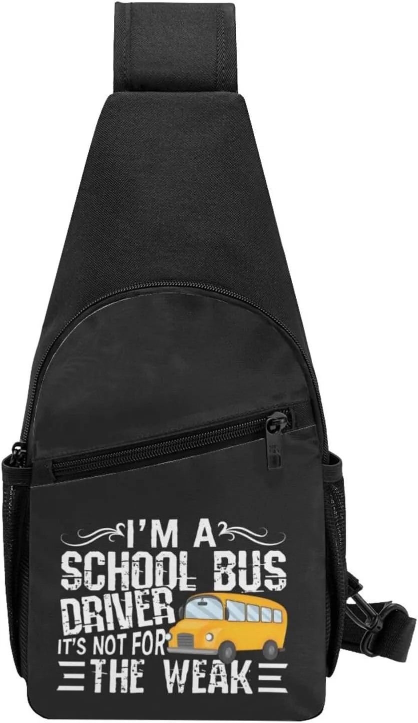 I M A School Bus Driver Is Not For The Weak Adjustable Fanny Pack Waist Bag For Travel Sports