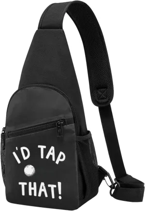I'D Tap That Golf Adjustable Fanny Pack Waist Bag For Travel Sports