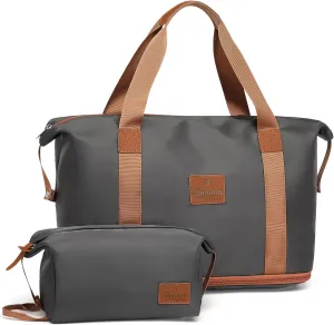 imiomo Travel Gym Duffel Bag - Weekender Bags for Women, Large Tote Overnight Bag, Sports Shoulder Hospital Bag