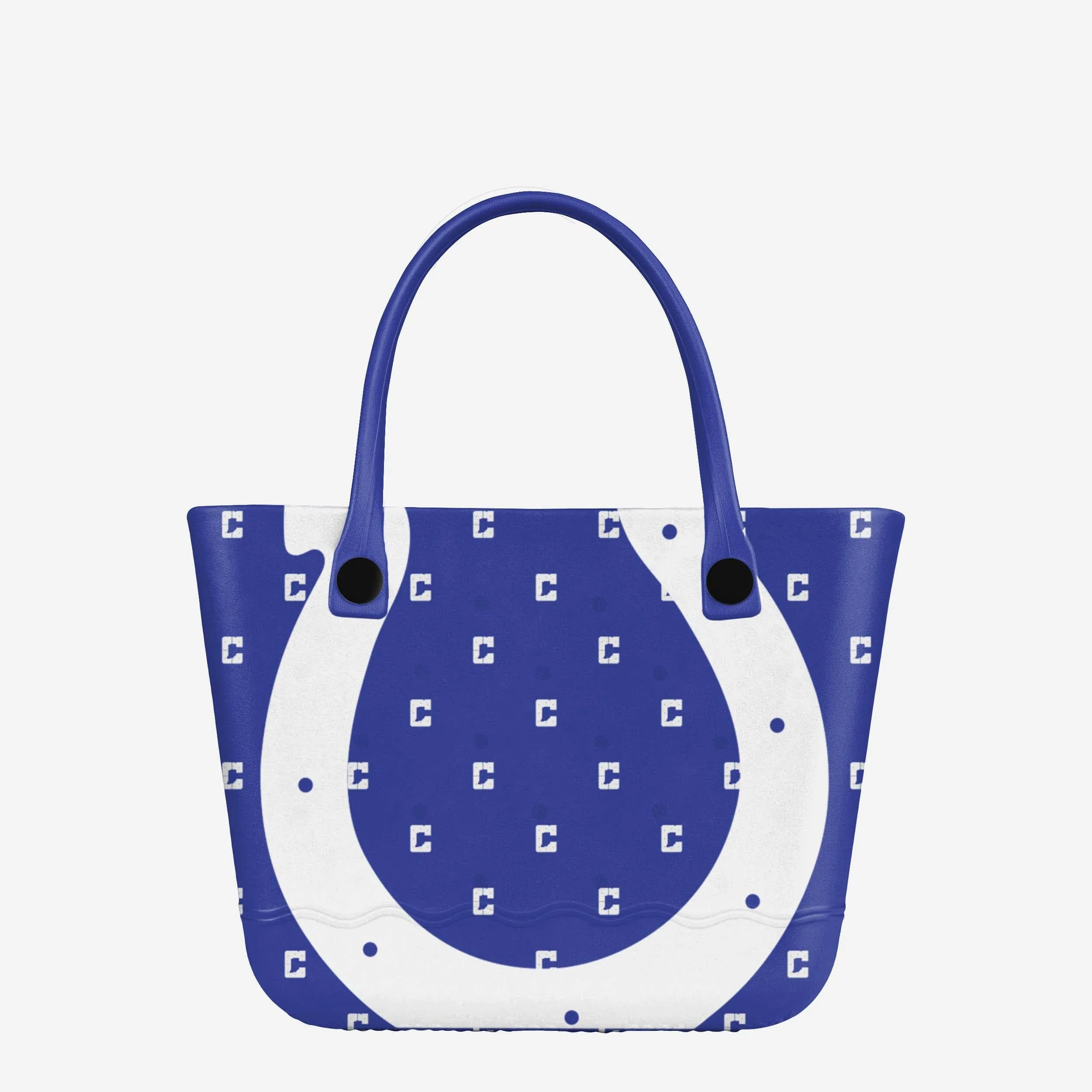 Indianapolis Colts Big Logo Mini Print Tailgate Tote Bag