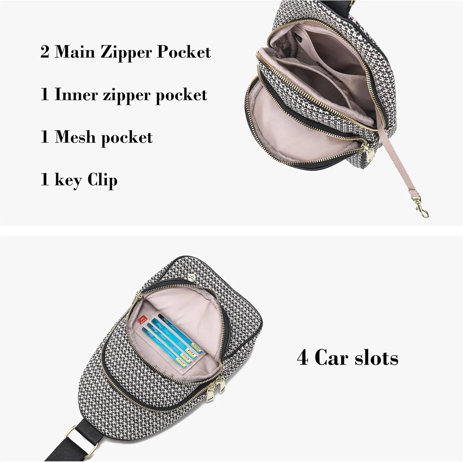 INICAT Summer Straw Bag Small Sling Beach Bag Crossbody Bags for Women