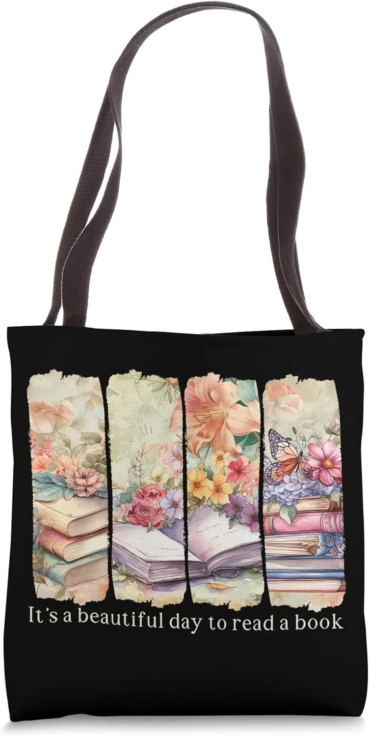 It's A Beautiful Day To Read A Book Gift For Book Lovers Tote Bag